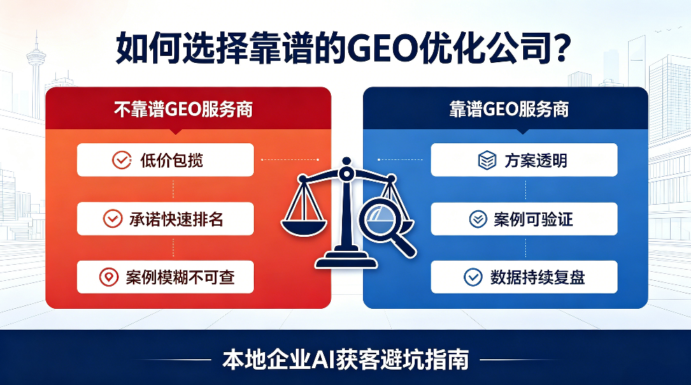 渑池如何选择靠谱的GEO优化公司？本地企业AI获客避坑指南